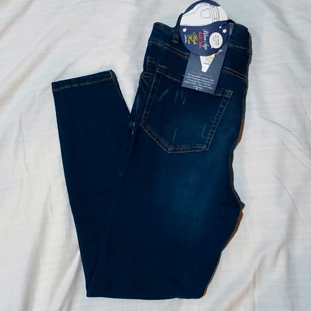 Blue age denim collection jeans